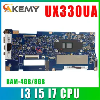 UX330UA Материнская плата Для ASUS ZenBook UX330 U330UA UX330U UX330UAK U3000U Материнская плата ноутбука I3 Или I5 Или I7 Оперативная память-4 ГБ/8 ГБ UMA
