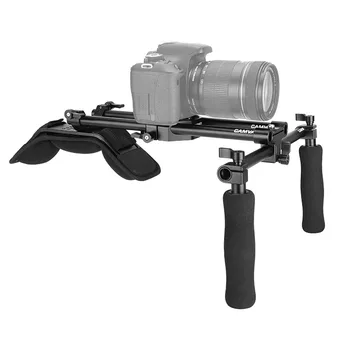 Портативная камера CAMVATE с Плечевым креплением Со скользящей опорной пластиной и рукояткой с губчатым покрытием Для цифровых зеркальных фотокамер, видеокамер высокой четкости