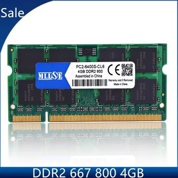 Продажа Оперативной памяти DDR2 4GB 667MHz PC2-5300 800MHz PC2-6400 sodimm Память ноутбука ram ddr2 4gb 667MHz 800MHz PC2-5300s pc2-6400s ddr 2 4G