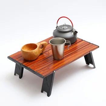 Ультралегкий портативный мини-столик из алюминиевого сплава, супер маленький складной столик для отдыха, палатка, походный столик, журнальный столик, чайный столик