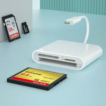 Устройство чтения карт памяти Micro SD TF CF 3-в-1 для iPhone iPad Lightning Card Reader Адаптер для Просмотра цифровых камер Trail Игровой Автомат